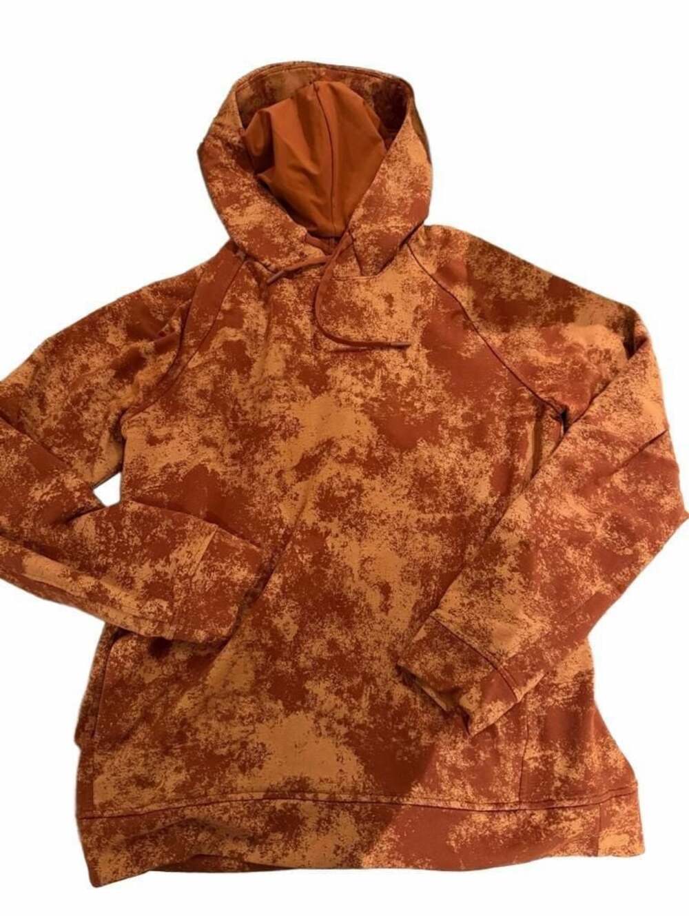 Lululemon City Sweat Pullover Hoodie Medium Dark Terracotta Desert Sun Bleach Dy